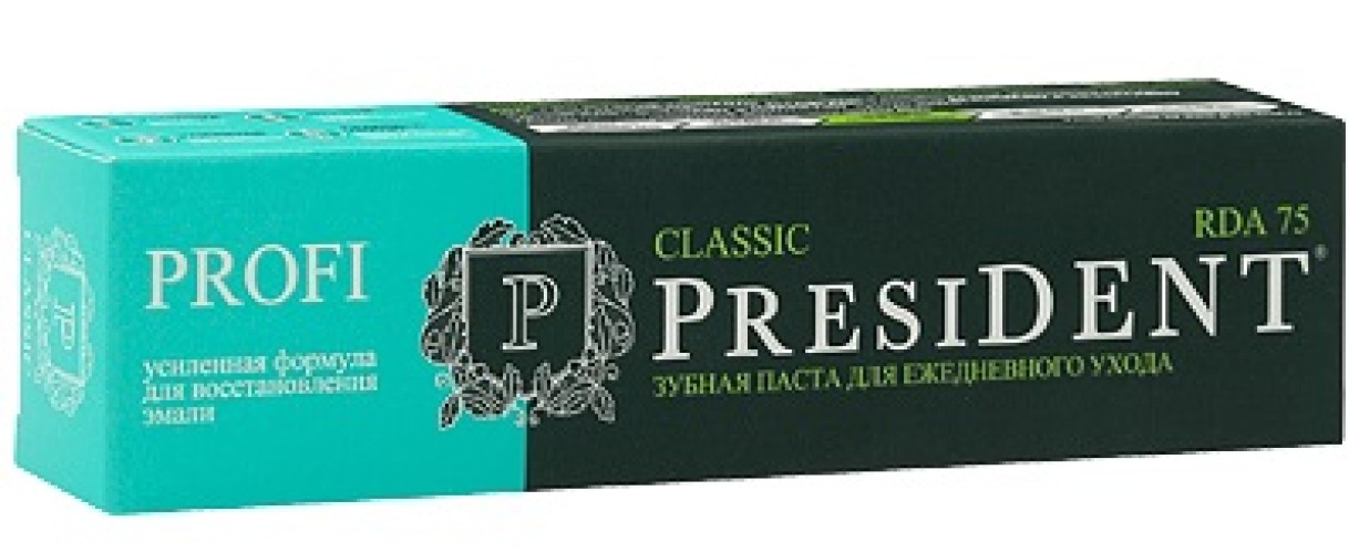 PRESIDENT PROFI Classic - зубная паста (100мл), Betafarma SpA, Италия